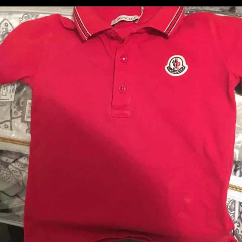 Moncler red polo